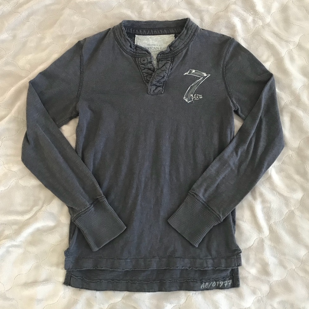 American Eagle Long Sleeve 7 Shirt